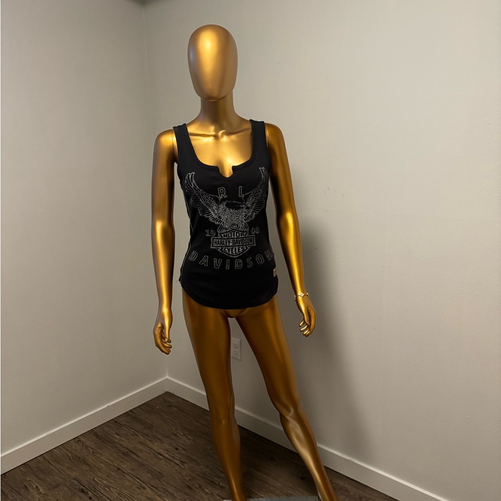 Harley-Davidson Black Graphic Tank Top
